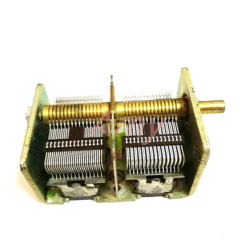 

New people made 246 type 2*460PF radio dual variable capacitor