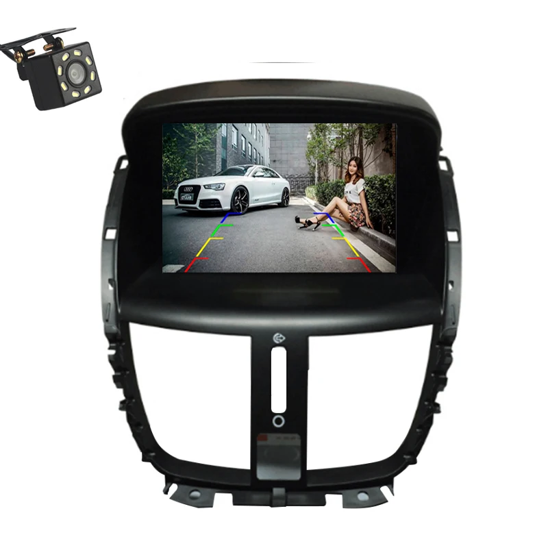 7 &quotAndroid 6 0 Автомобильный DVD стерео для peugeot 207 2014 2007 авто радио gps Навигация Аудио