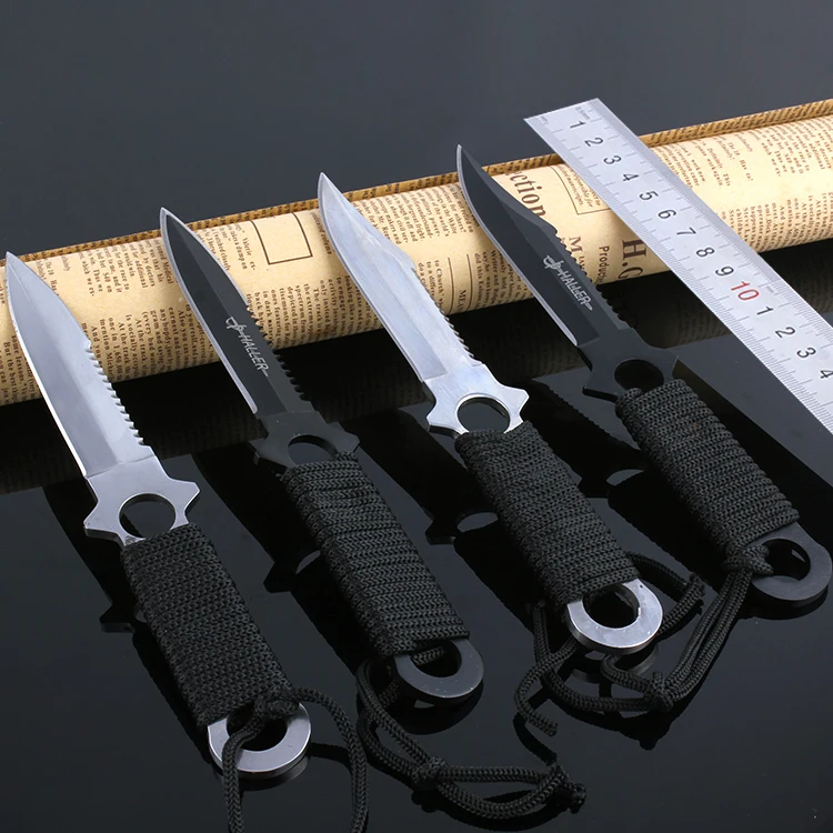 ToughKeng оптовая продажа 4 шт./лот из нержавеющей стали 440C Набор ножей для подводного