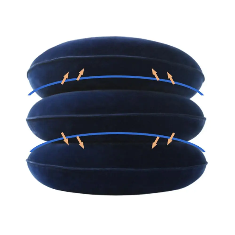 Новая u-образная подушка для шеи портативная надувная путешествий напольная