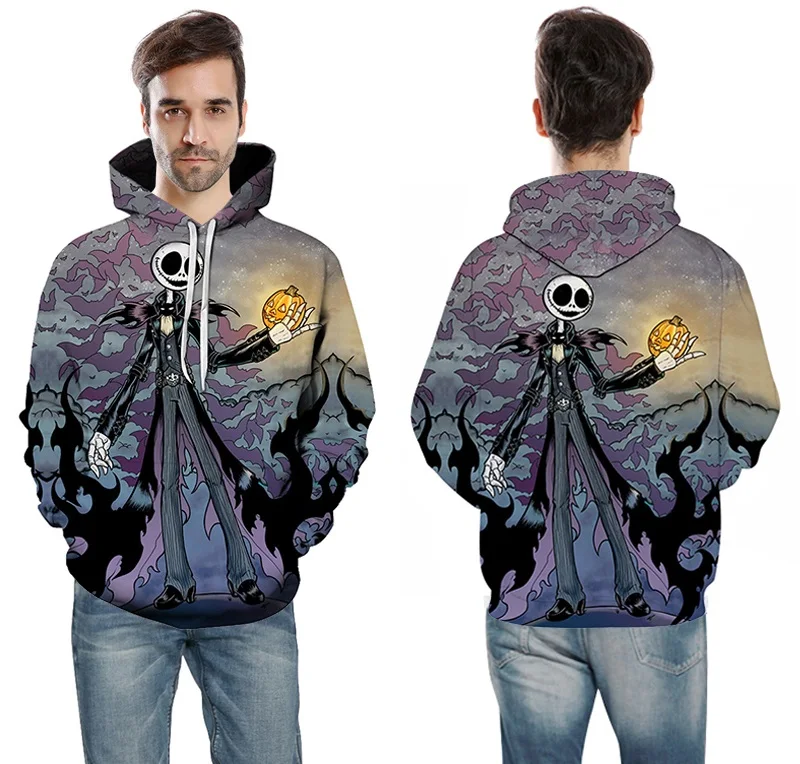 New Jack Sally 3D sweatshrits Для мужчин женщин Толстовки с принтом Лидер продаж Качество Мода