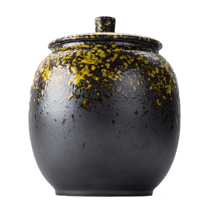 Henghou новое качество поступление для хранения бутылок и банок черный посуда чай