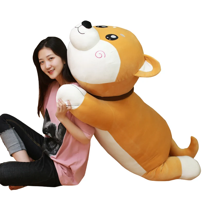 Kawaii Шиба ину плюшевая кукла большой милая собака игрушка девочка Подушка для сна