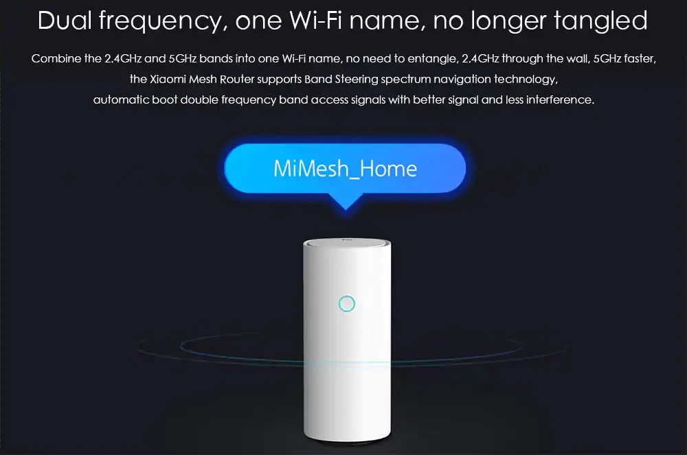 Xiaomi Mi WiFi роутер сеточная версия 2,4 ГГц 5 ГГц высокая скорость 4 ядра ЦП 256 Мб гигабитная мощность макс 3 ретранслятор умная сеть