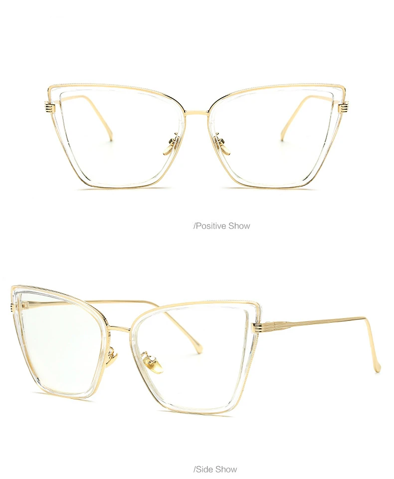 FENCHI sunglasses women cat eye oversize retro sun glasses shades for women Oculos Feminino zonnebril dames