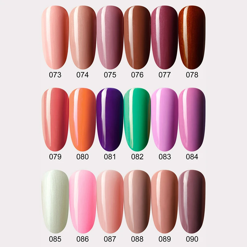 MSHING99 Гель лак для ногтей белый черный Color37 42 6 шт./лот Гибридный маникюра УФ и led
