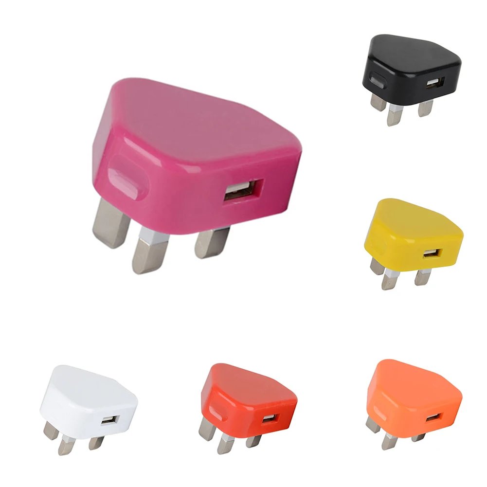 Горячее новое поступление, 5 В, 1 А, USB настенное зарядное устройство, штепсельная вилка Великобритании, адаптер питания переменного тока для путешествий, для samsung, iPhone, USB настенное зарядное устройство, штепсельная вилка Великобритании, для путешествий
