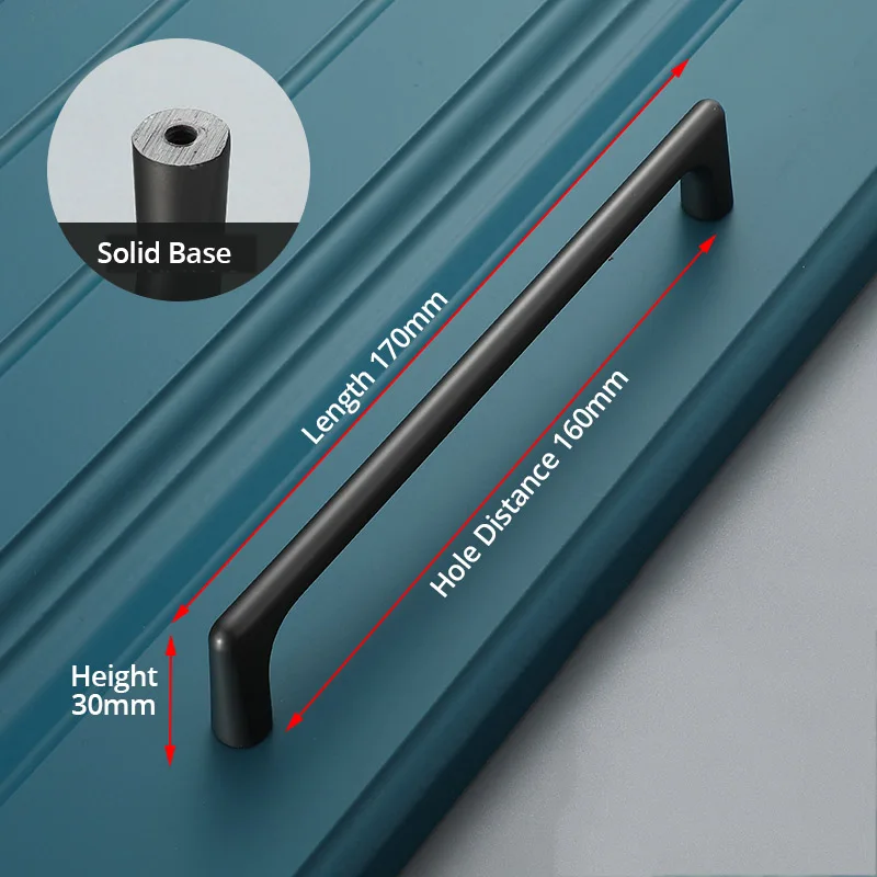 Pearl Gray 160mm NAIERDI цинковый сплав жемчужно-серая золотая для шкафа ручки твердые ручки ящика кухонный шкаф двери тянет оборудование для обработки мебели - Цвет: Pearl Gray 160mm