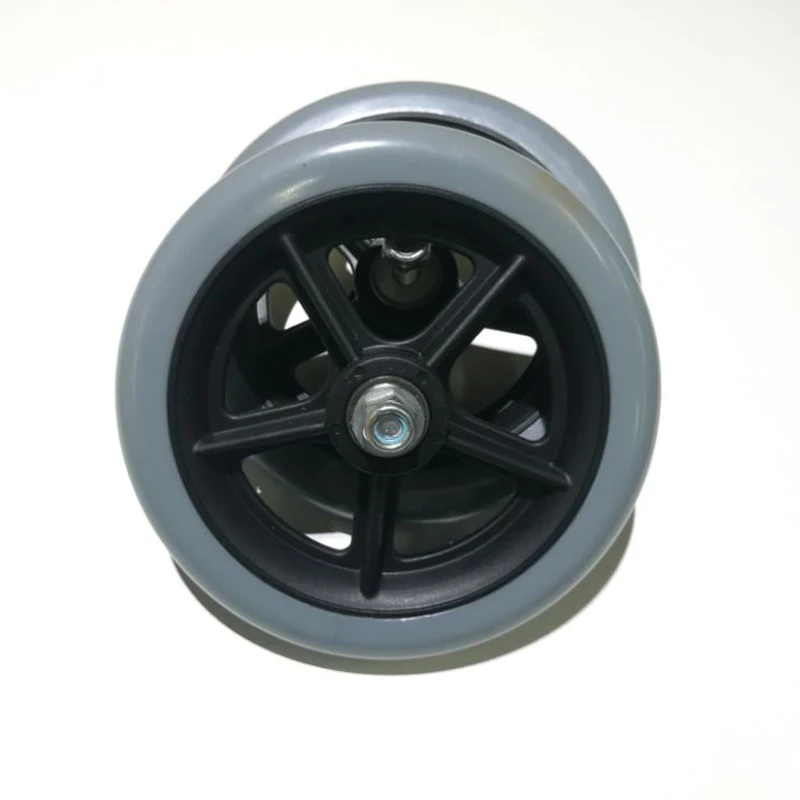 1xpair 6 &quotколесики передние колеса для ручной инвалидной коляски цвет серый|wheels for