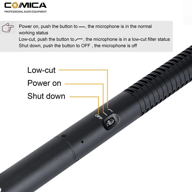 Comica CVM-VP2 Professional Advanced Broadcast Microphone and Accessories Kit для камеры/видеокамеры Canon Nikon Sony