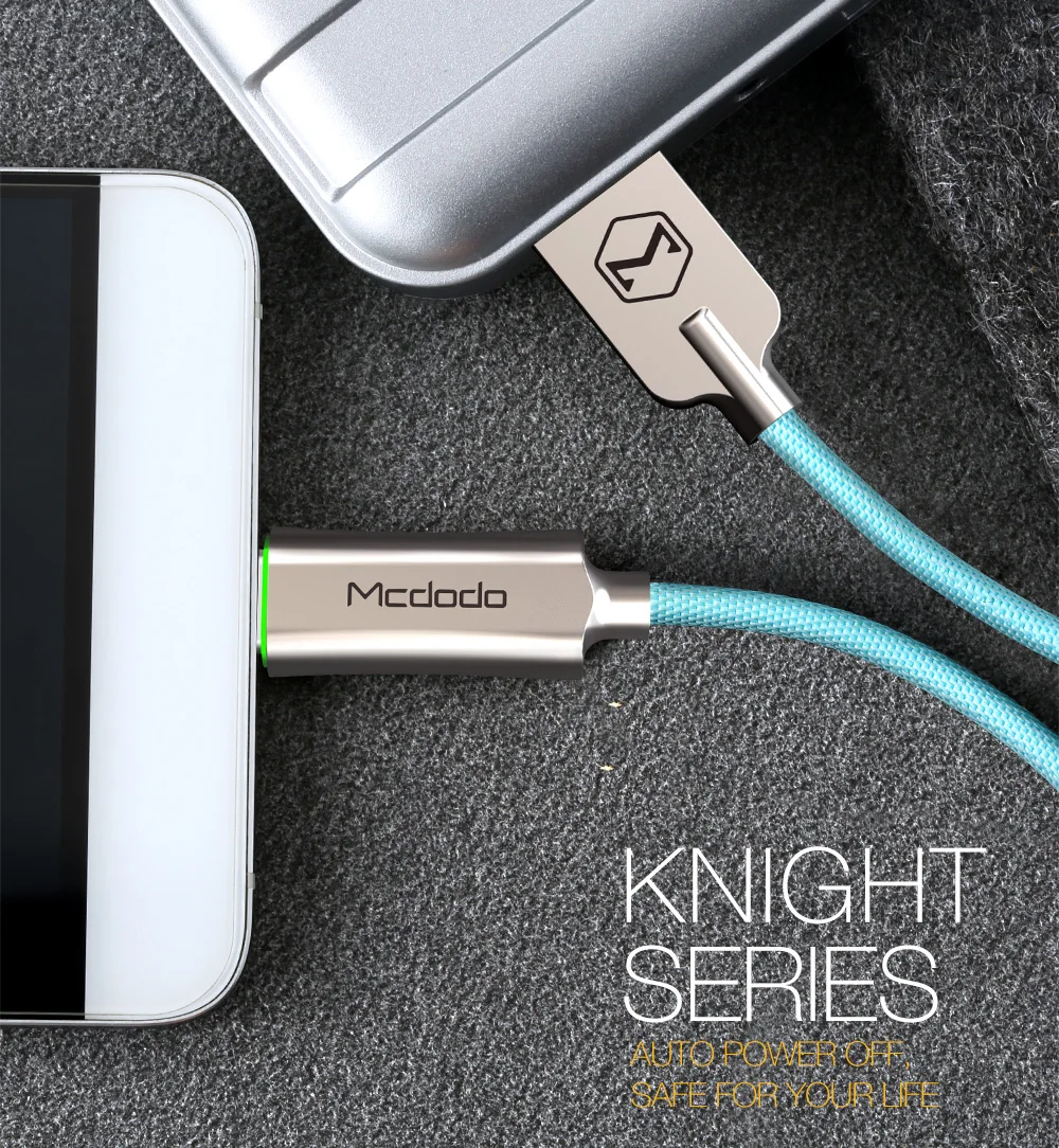 Mcdodo кабель usb type C QC3.0 кабель для быстрой зарядки для huawei Xiaomi samsung S10 9 автоматическое отключение зарядного устройства usb-кабель type C