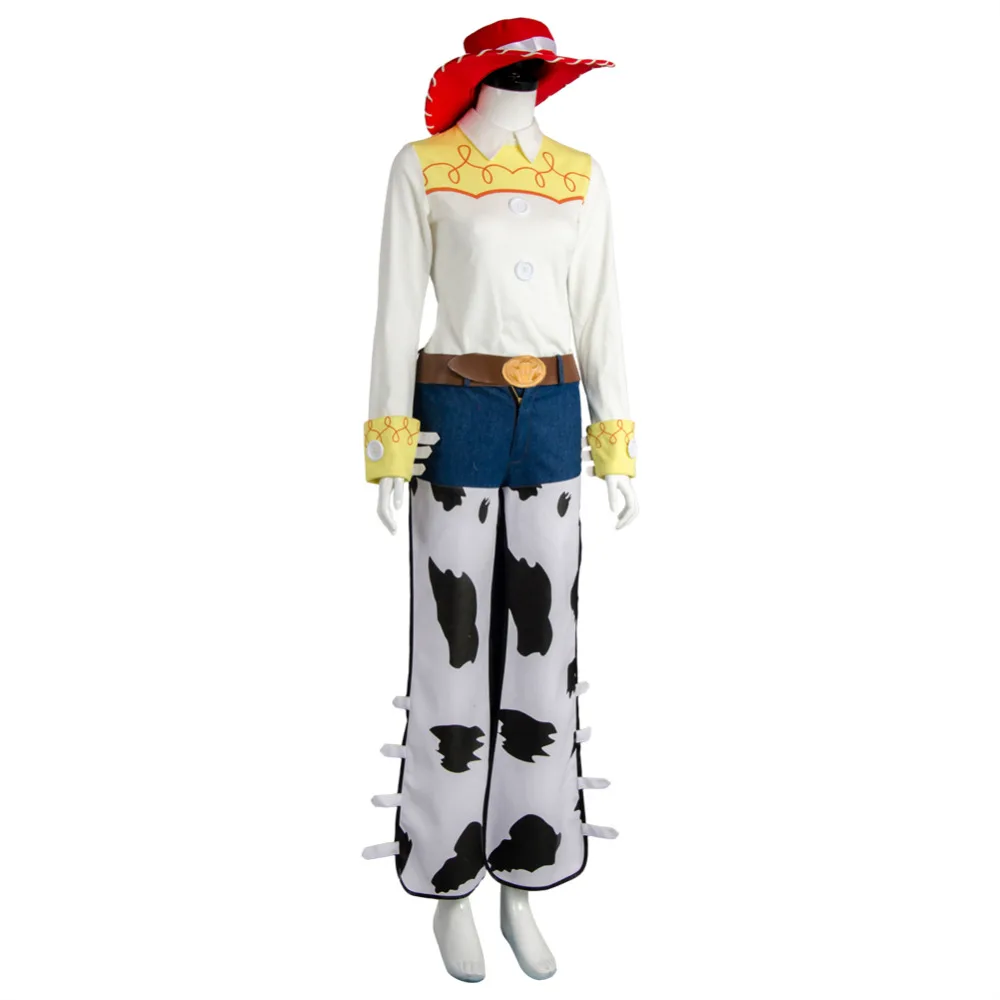 История игрушек The Yodeling Cowgirl костюм Джесси Косплей Карнавальный костюм на Хэллоуин костюмы для взрослых полный комплект