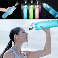 creative water bottle sport spray bottle moisturizing cycling sports gym space drinkware bottles 740ml garrafa d40