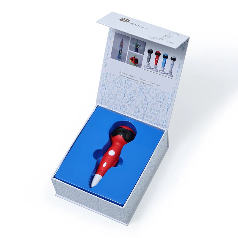 Smaffox 3D Ручка с голосовыми подсказками Функция 5 в 2A usb кабель печать Поддержка PLA