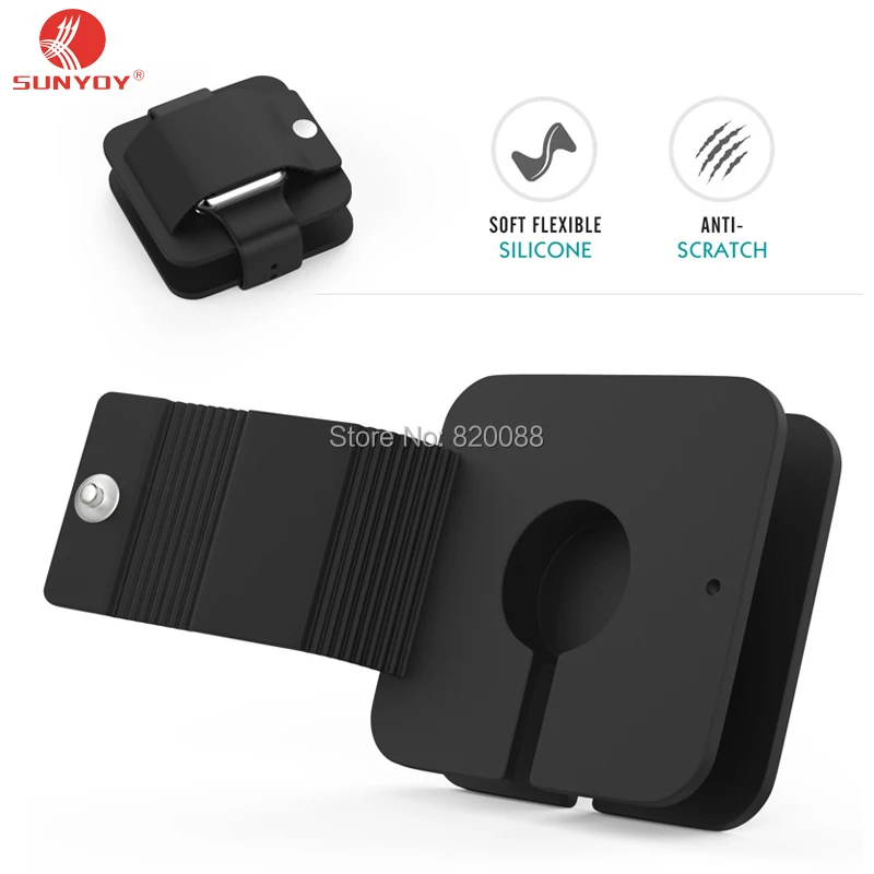 Зарядки кошелек для apple Watch мягкий силиконовый держатель заряда стенд/зарядная