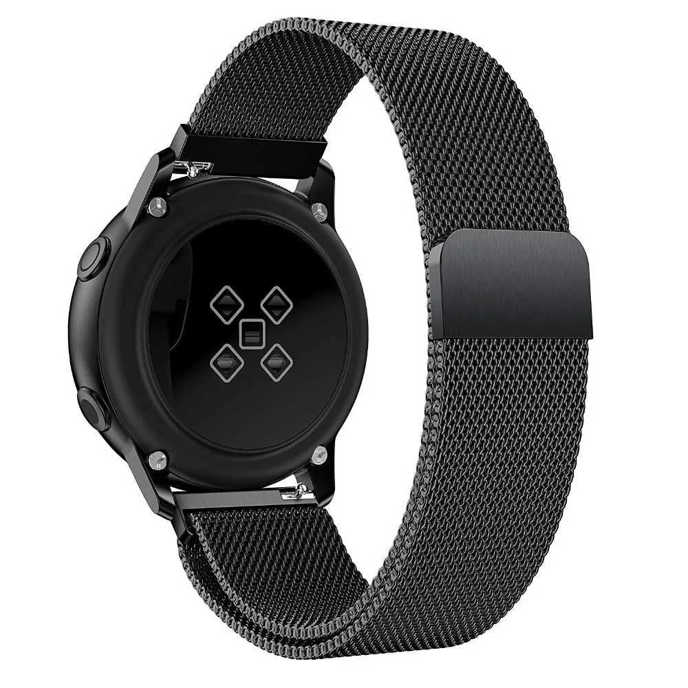 Ремешок для часов Миланский ремешок Samsung Galaxy Watch Active 2 20 мм 40 44 S2 Браслет из