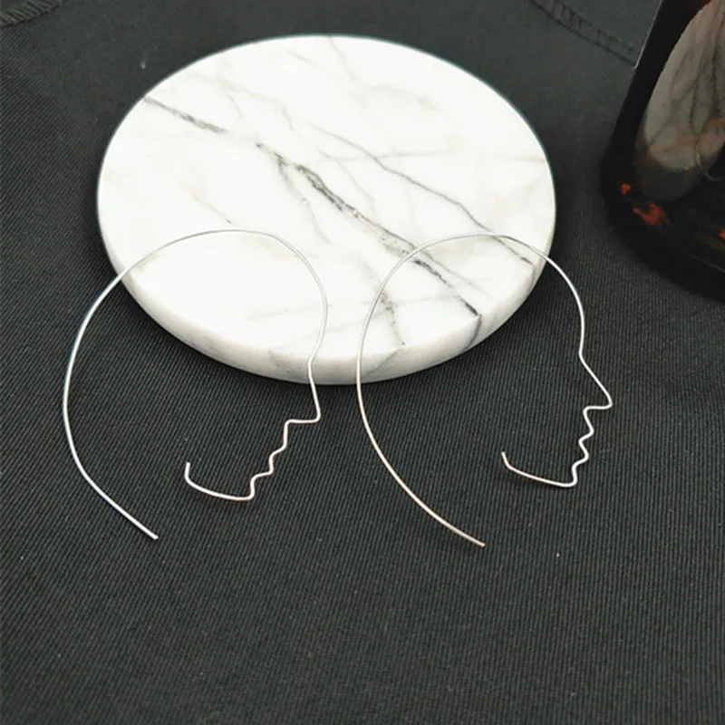 Женские серьги кольца с большой проволокой бижутерия 2017|hoop earrings for women|fashion hoop