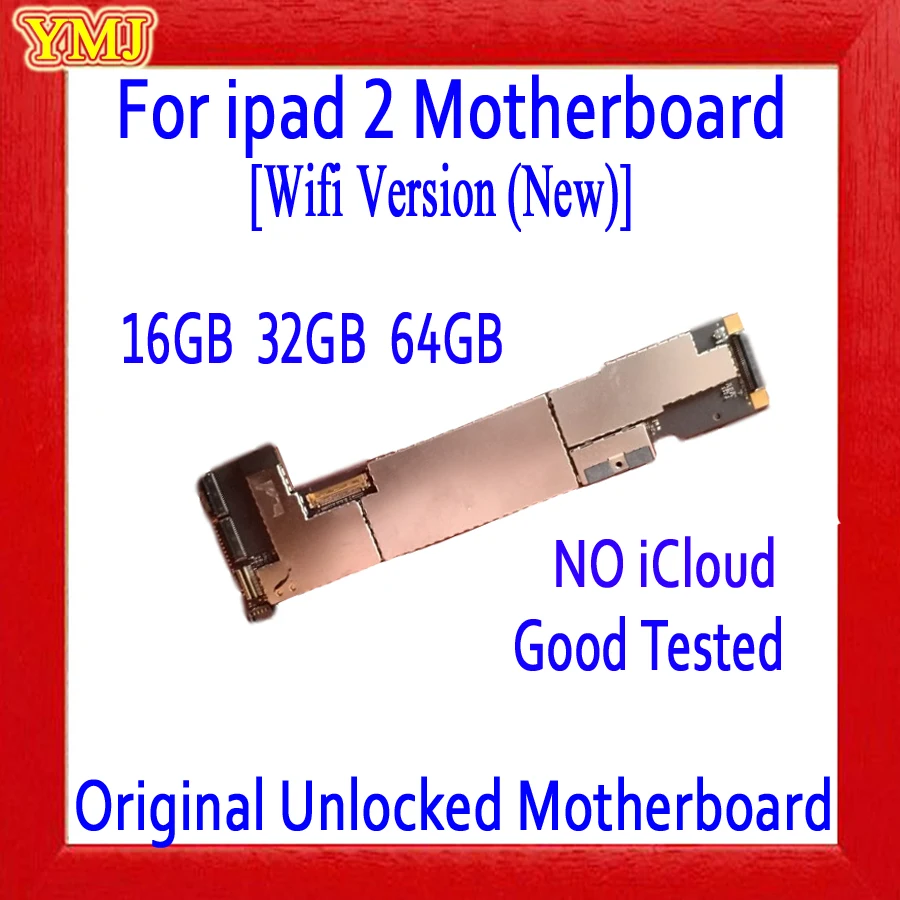 Оригинальная разблокированная материнская плата для ipad 2 системная с полными