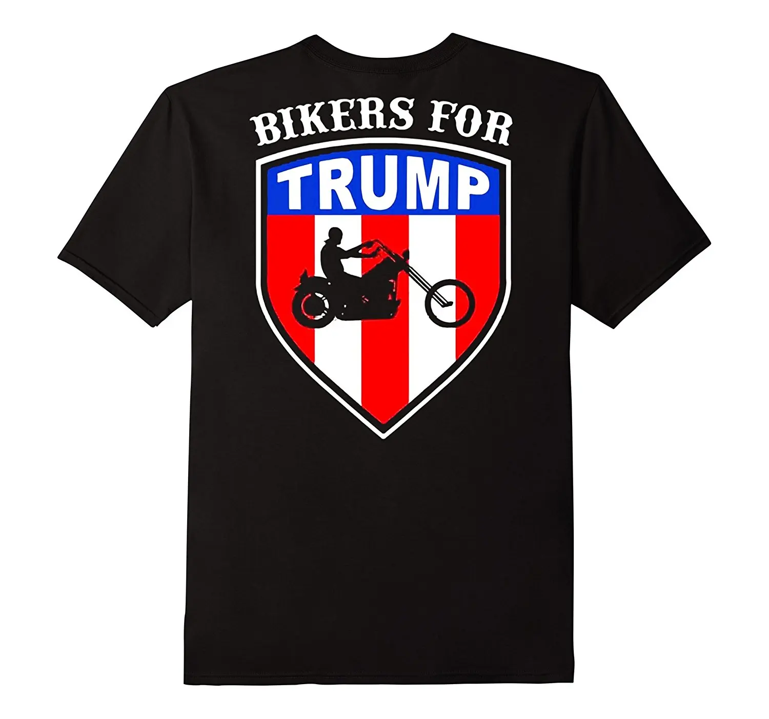 Мода Футболка Bikerss для Трамп Майка 2016 Президент Backside Рубашки Печати Короткий
