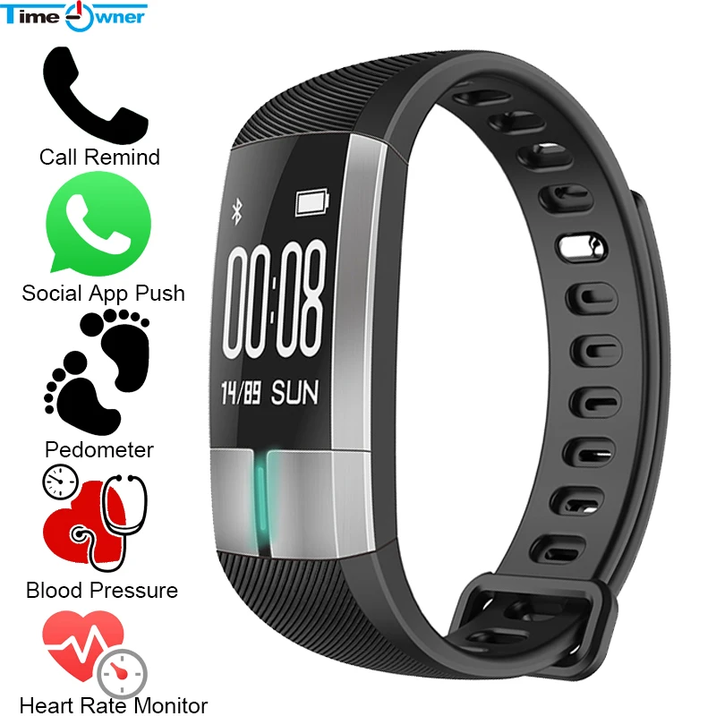 Фитнес браслет TimeOwner G20 с поддержкой Bluetooth пульсометром и шагомером|bluetooth wristband|smart