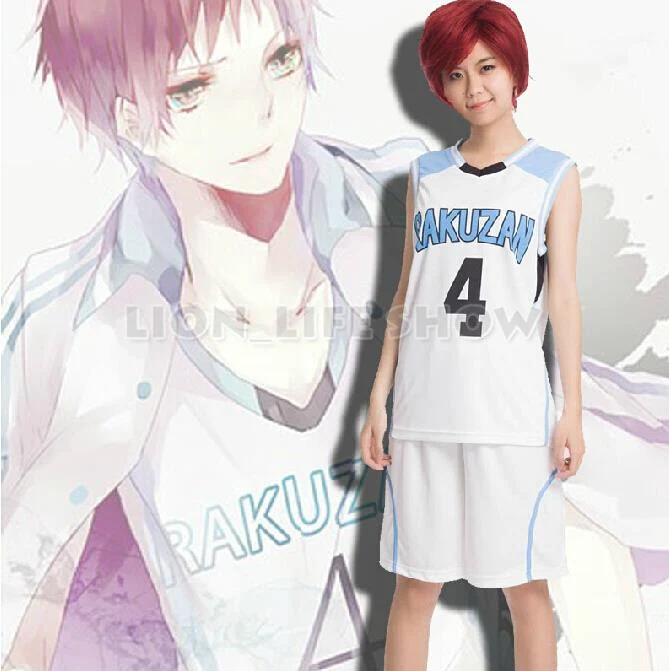 Спортивная одежда Kuroko no Basuke ракюзан 4 # баскетбольная майка с шортами полный