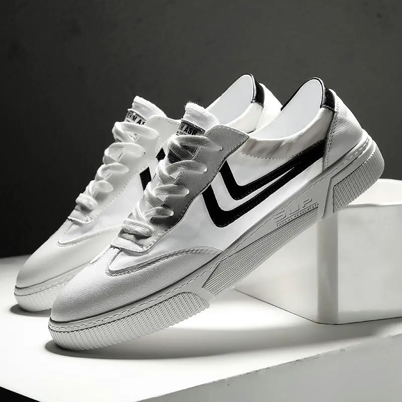 Мужские дышащие парусиновые туфли новая мужская повседневная обувь модные