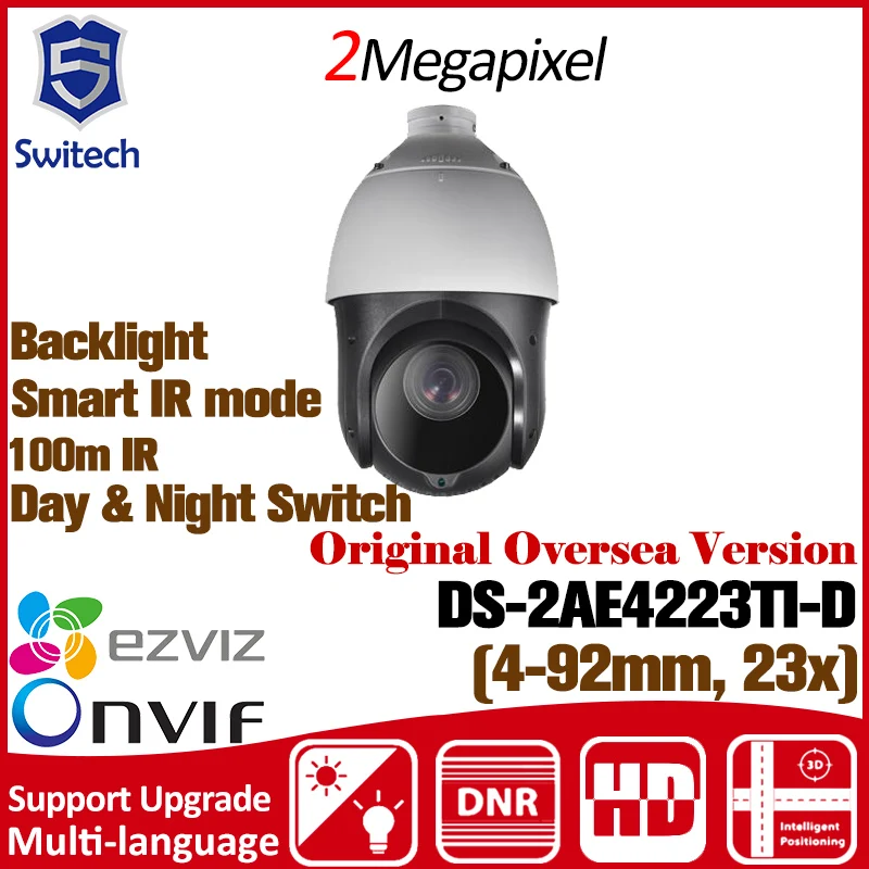 HIKVISION DS 2AE4223TI D английский Оригинал 2 МЕГАПИКСЕЛЬНАЯ КАМЕРА PTZ ip камера CCTV камеры