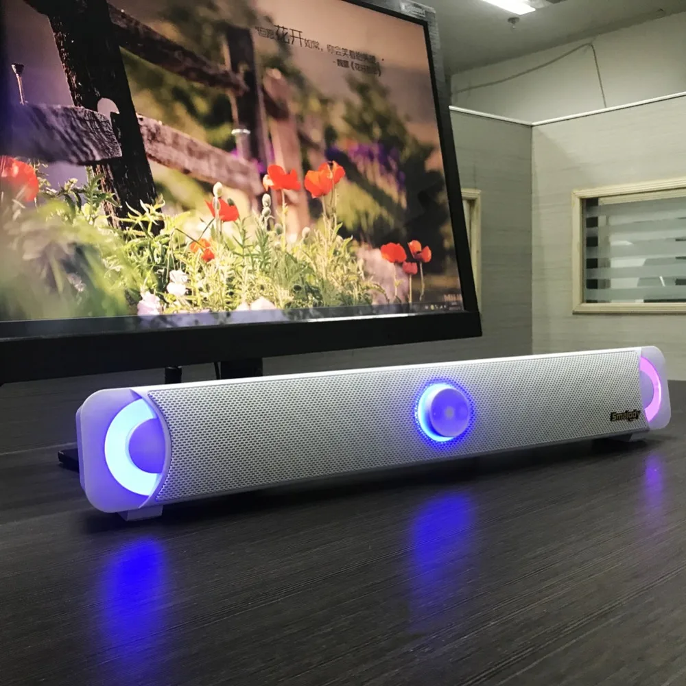 Smalody мультимедийный динамик Саундбар HIFI мощный звуковой ящик сабвуфер стерео динамик s Саундбар для ноутбука компьютера ноутбука ПК