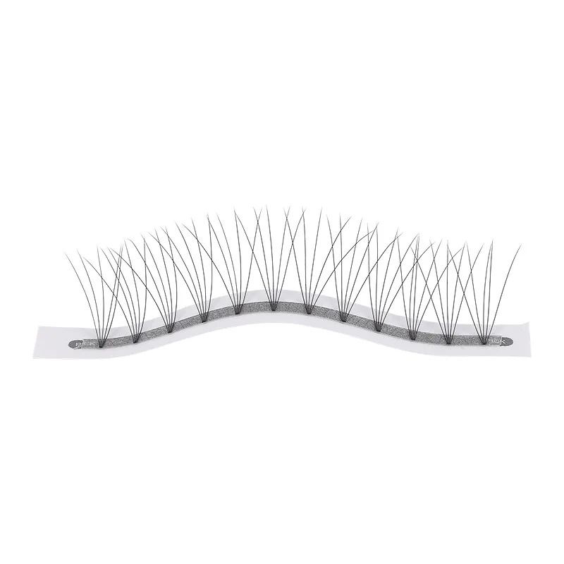 10 шт./лот накладные ресницы термоскрепленные готовые объемные для русского