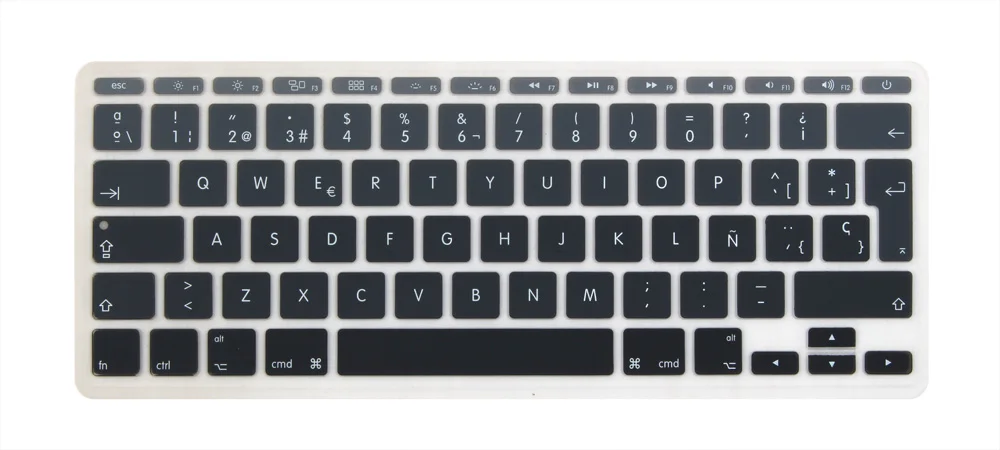 Испанский евро Ввод Клавиатура крышка для Macbook Air 11 &quot11 6 дюймов модель A1465 A1370 |