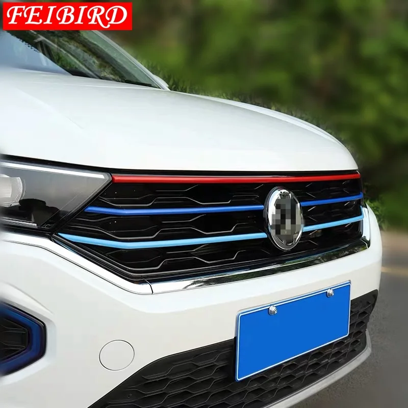 Автомобильный аксессуар для Volkswagen T-Roc T Roc 2018 2019 2020 передняя решетка Центральная
