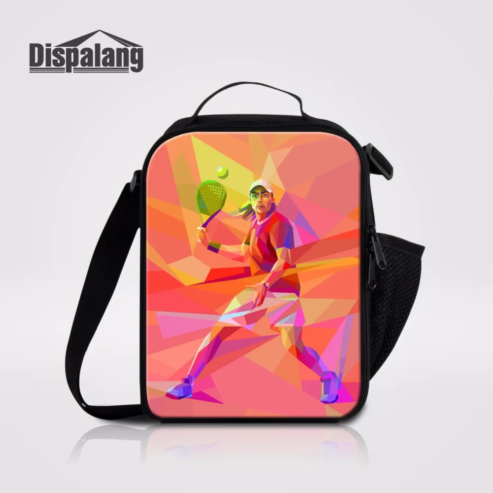 Dispalang спортсмен игрок печать термальный ланчбокс для пикника сумка еды кулер