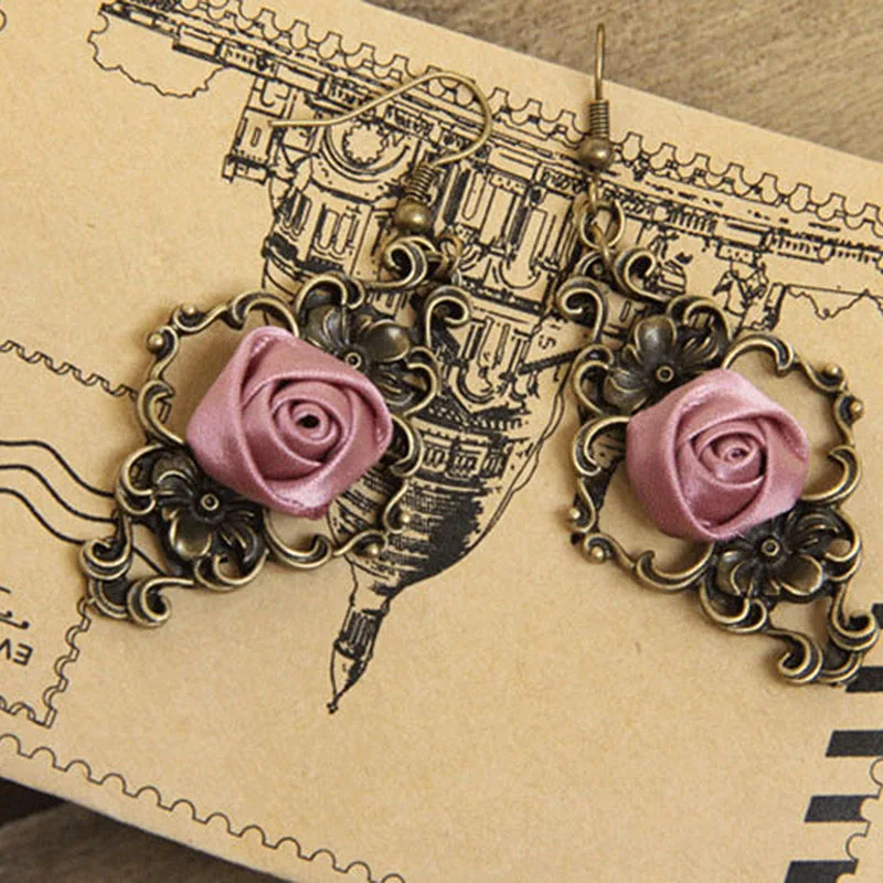 Винтажные серьги подвески в готическом стиле|vintage dangle earrings|dangle earringsfashion earrings |