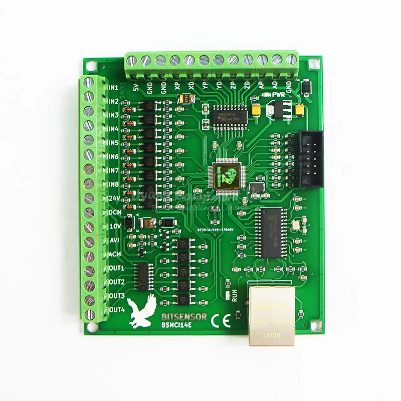 

200KHz Mach3 Controller Card Breakout Board for CNC Engraving Machine 4 axis Ethernet port