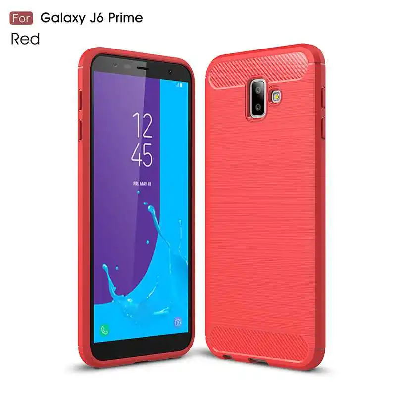 Модный противоударный мягкий силиконовый чехол Mokoemi 6," для samsung Galaxy J6 Plus, чехол для samsung Galaxy J6 Plus, чехол для телефона - Цвет: Red