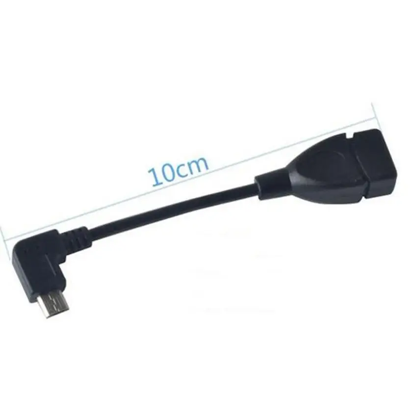 New USB 2.0 OTG Female to 90 Degree Angled Micro Male Cable Cord Adapter JUL21 Drop shipping 25 | Электроника