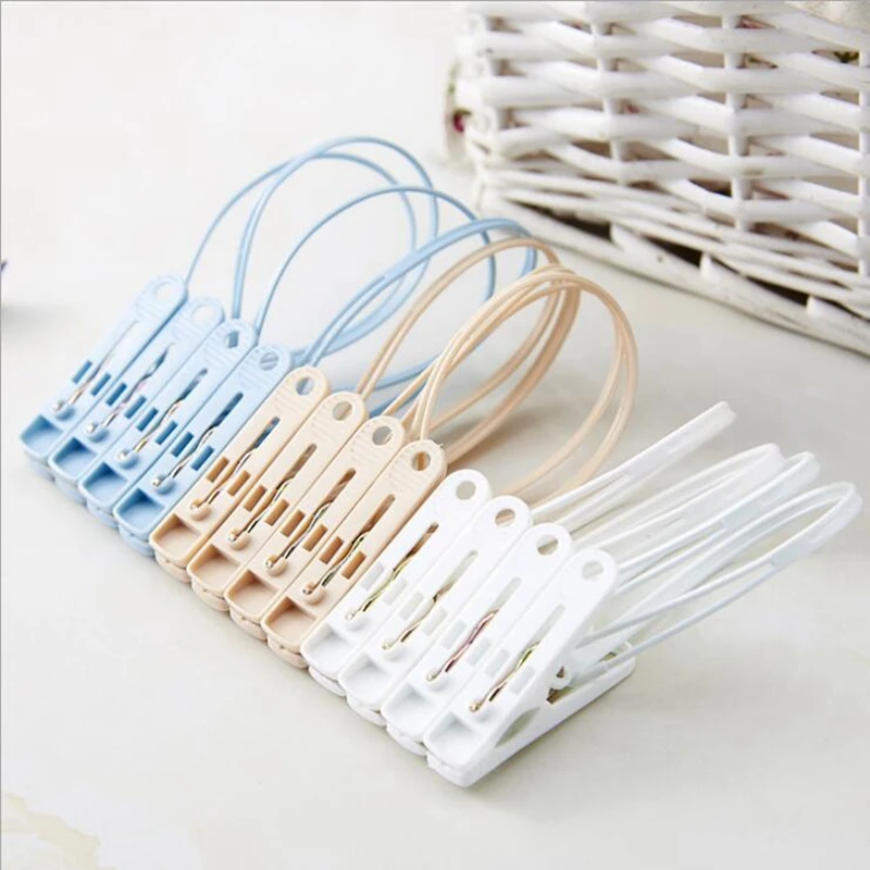 

Laundry Pinch With The String 18pcs per Set Plastic Clothes Pins custom