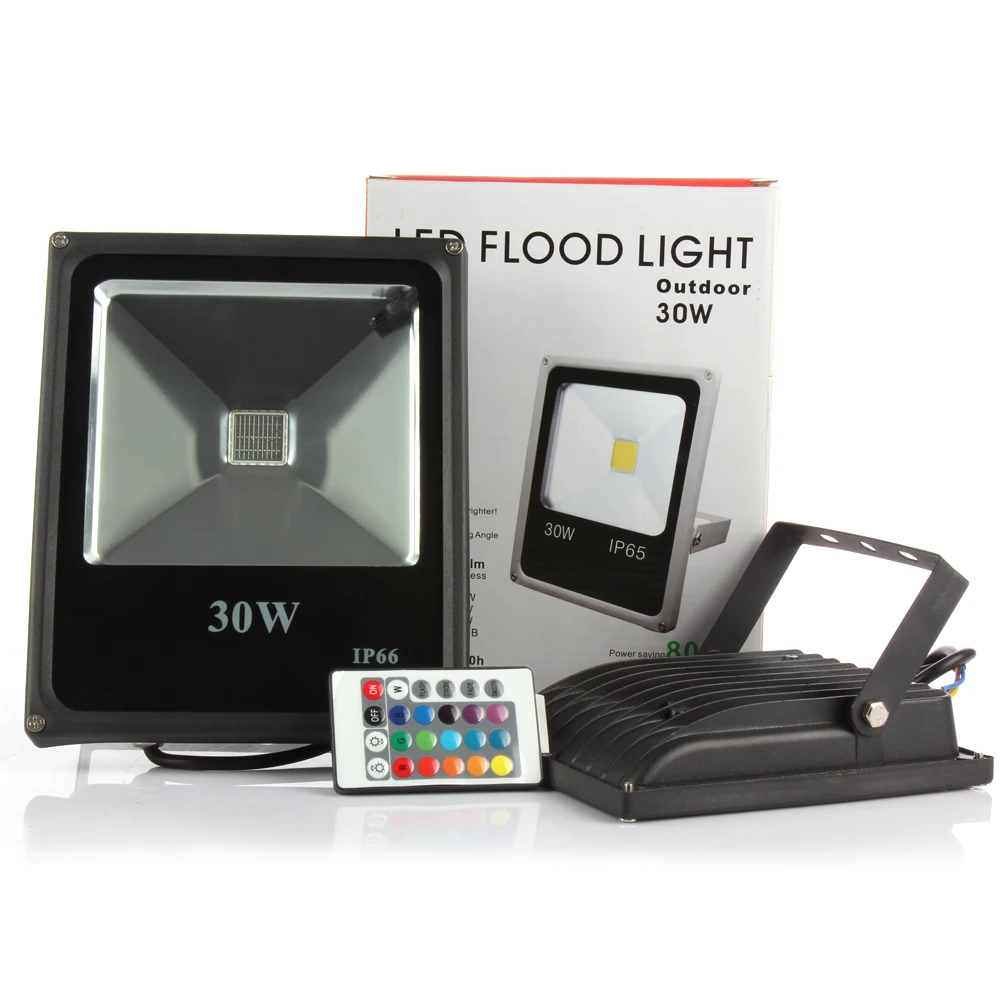 10 шт./лот DHL 12 В RGB led прожектор Прожекторы проекторы 50 Вт 30 Вт 20 Вт 10 Вт Рефлектор для дерева проектор наружная лампа