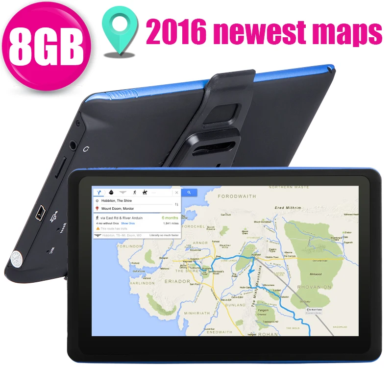 Goldbay 7 дюймов HD Автомобильный Gps-навигация AVIN Емкостный экран FM 8 ГБ/256 МБ