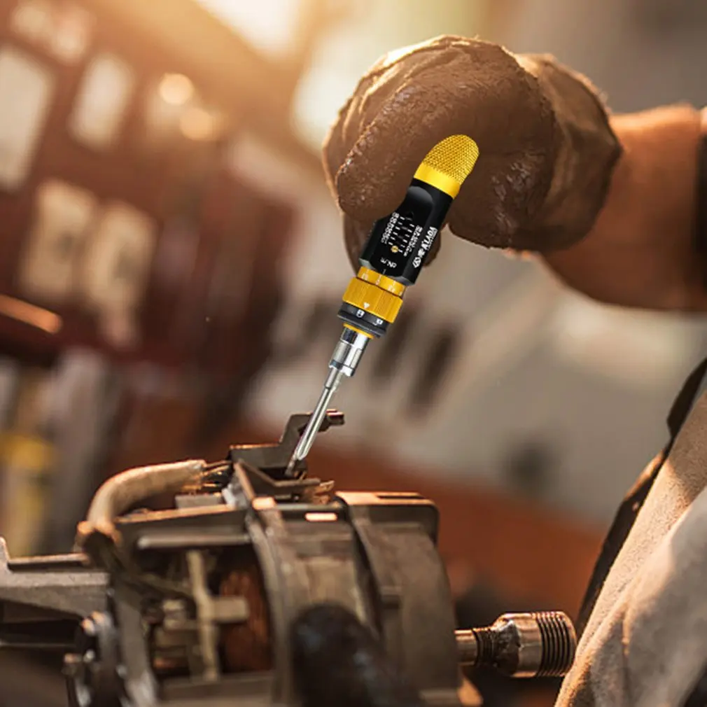 LAOA Предустановленная сила крутящего момента Регулируемый измеритель Отвертка