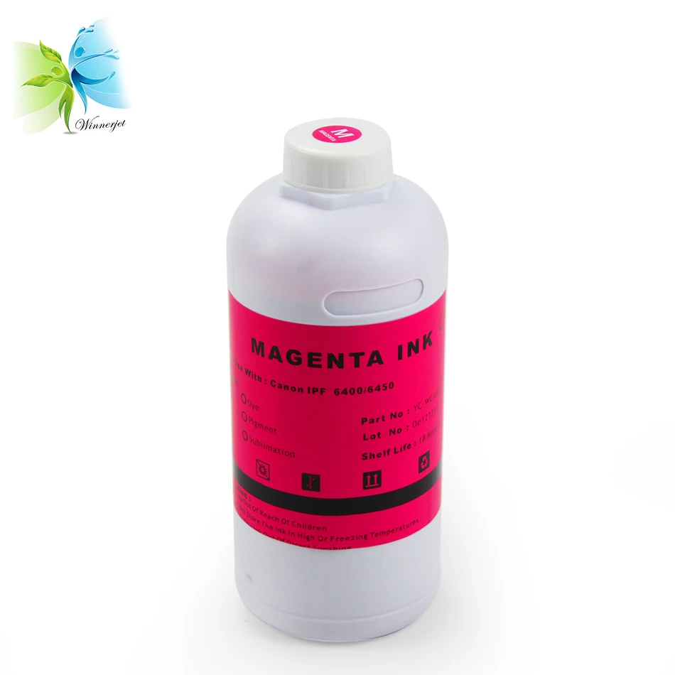 Пигментные чернила Winnerjet для Canon IFP6400 IPF6450 IPF 1000 106 6400 6450 мл X 12 цветов | Компьютеры и