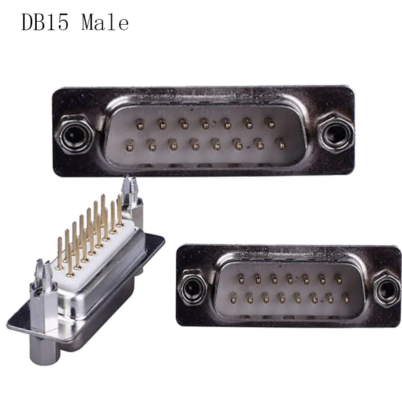 10 шт. Сварочная плата DB9 DB15 DB25 DB37 мужская женская VGA D SUB 180 градусов паяльный