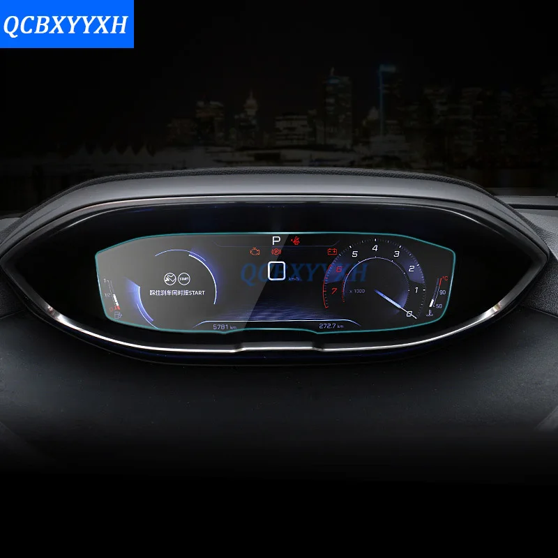 QCBXYYXH для Peugeot 3008 5008 2018 Стайлинг автомобиля GPS навигация экран стекло защитная