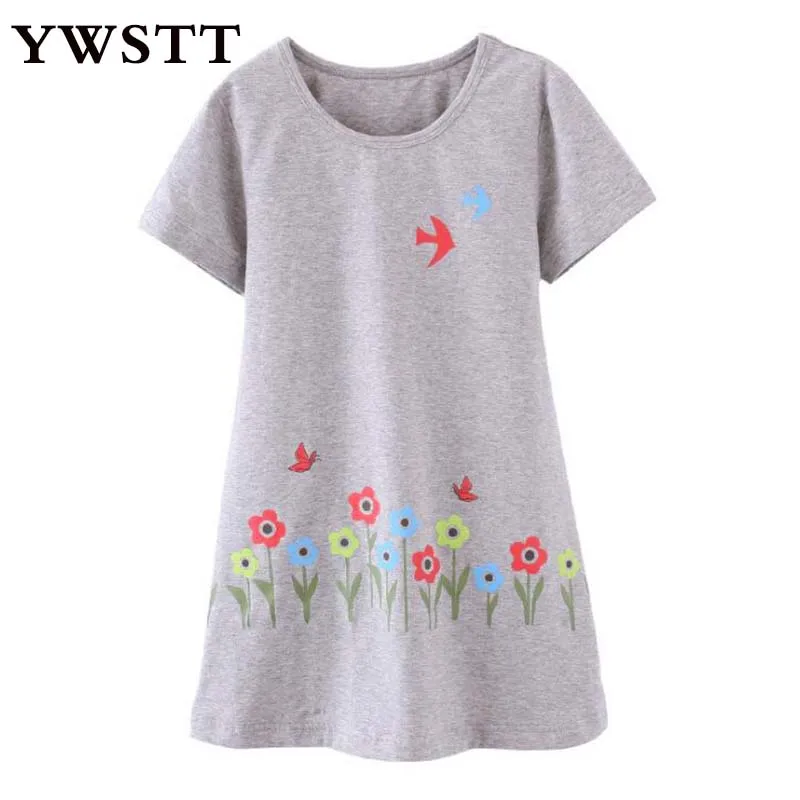 

2018 Princess Dress Fashion Summer Soft Girls Dress Nightgown Kids Dresses Night Gown Pajamas Dress girls sleep wear clothes