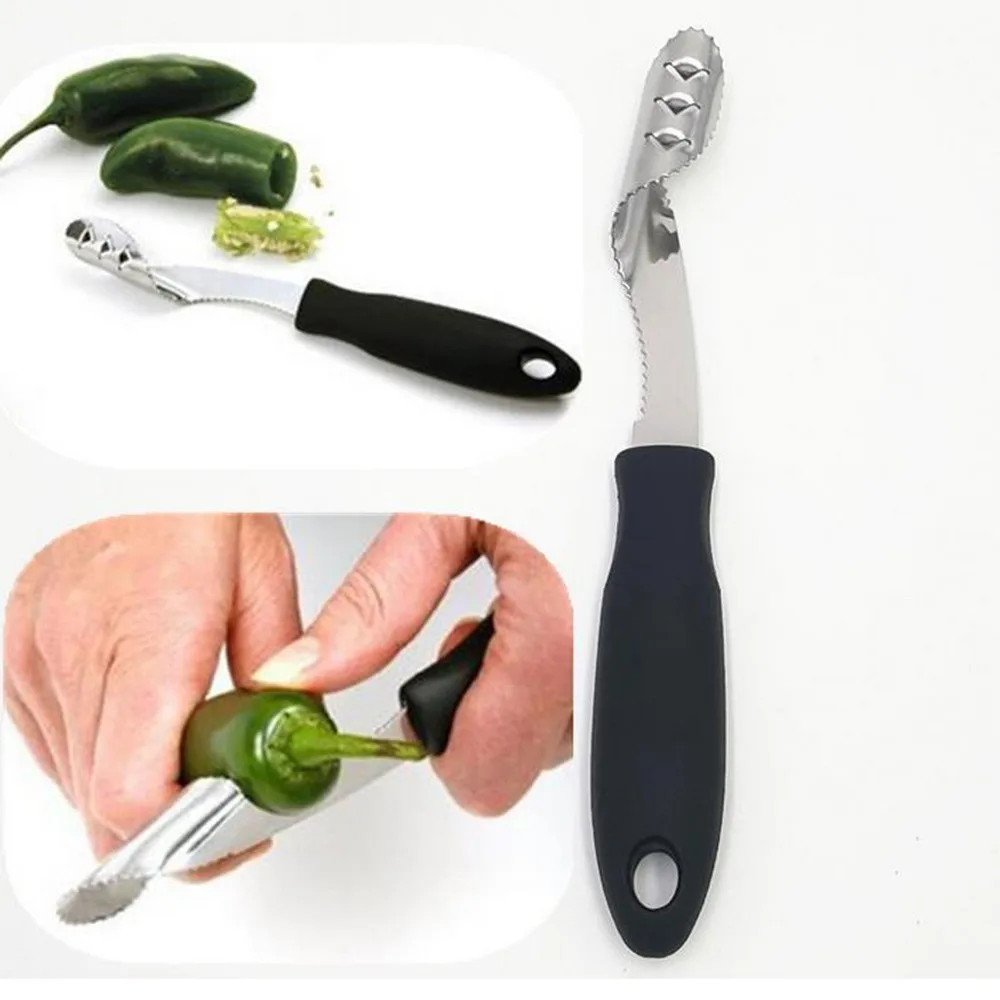 1 шт. высокое качество креативная сеялка из нержавеющей стали Jalapeno для перца с