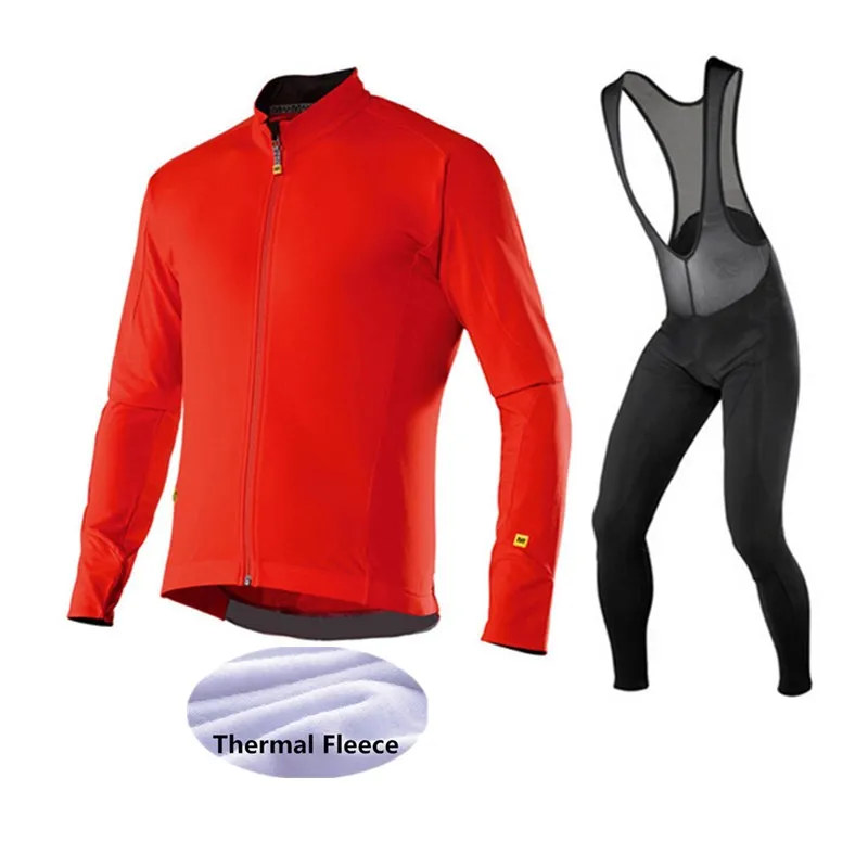 MAVIC мужской зимний термальный флисовый комплект для велоспорта Maillot Ropa Ciclismo