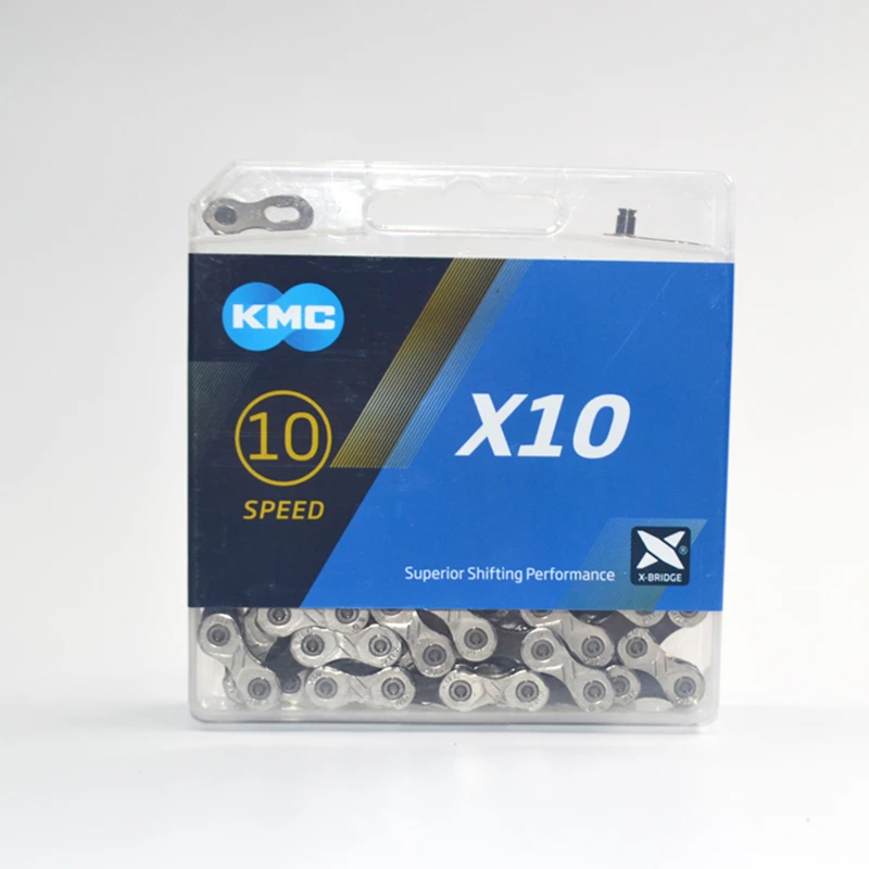 

New Original box KMC X10 MTB Road Bike Chain 116L 10Speed Bicycle Chain Magic Button Mountain Bike Bicycle Chain