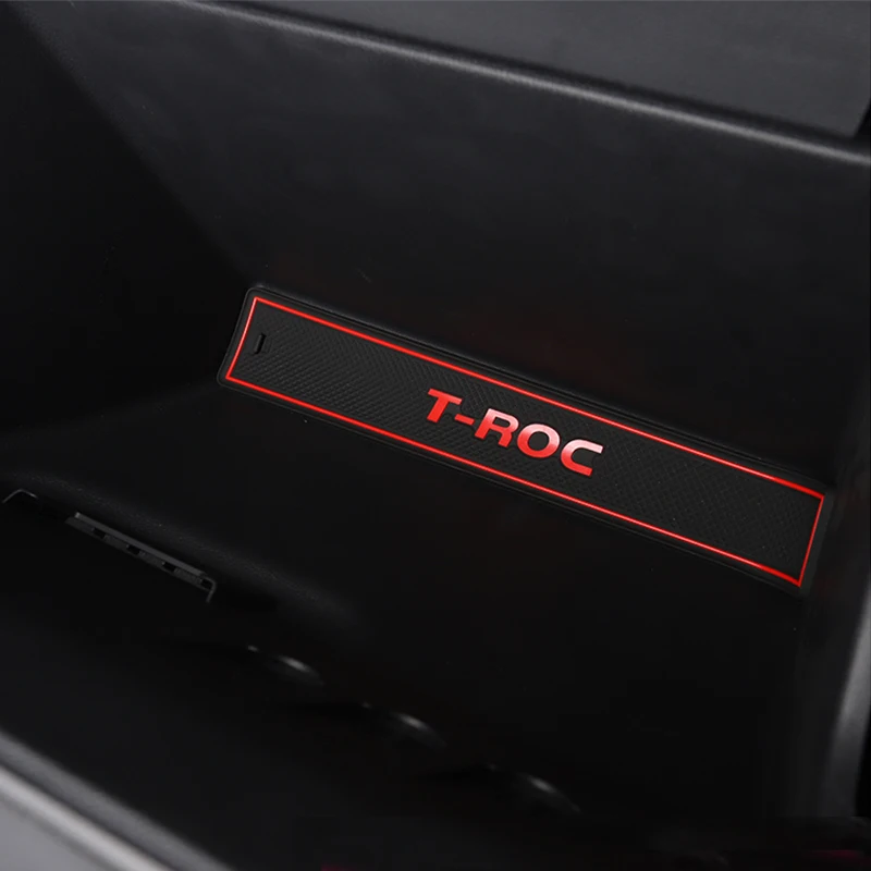 Для Volkswagen VW T-ROC T ROC 2017 2018 резиновые коврики для дверей автомобиля с прорезями