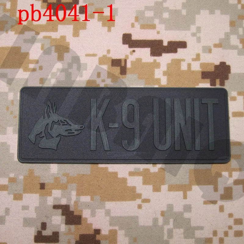 3D ПВХ патч K-9 блок K9 собаки мораль тактических военных