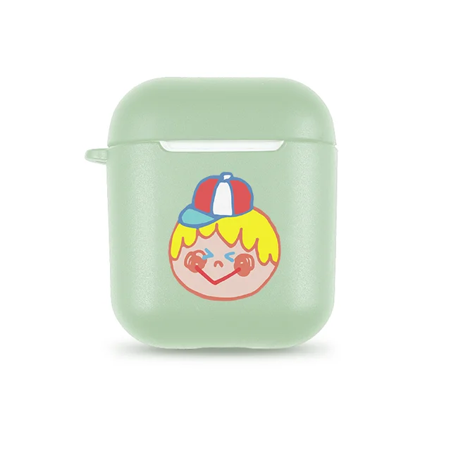 19 Цветы лимон Gudetama самолет мальчик собака шаблон Мягкий чехол из ТПУ для Apple Airpods 1/2 Bluetooth беспроводные наушники сумка коробка - Цвет: 19